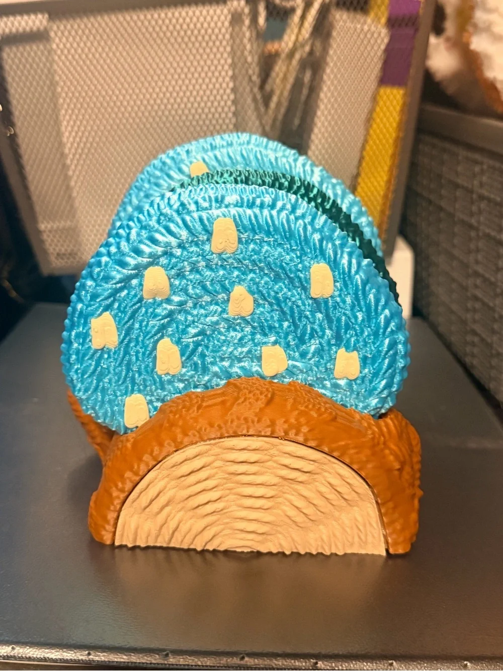 3D Coasters - Mushroom/Log - 4 Piece Set